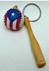 Puerto Rican Beisball , Keychain with the Flag of Puerto Rico, Flag